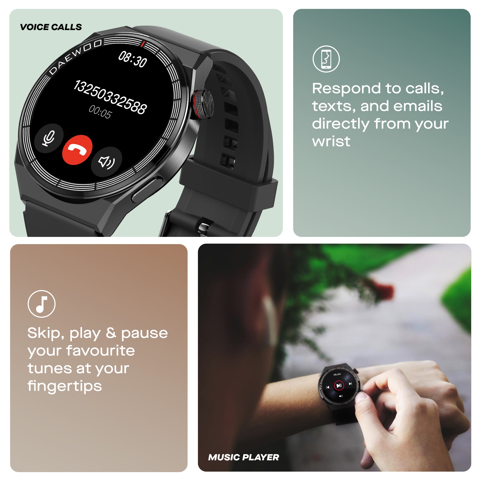 Daewoo CNX+ Smartwatch with Voice Call Function | Daewoo Electricals