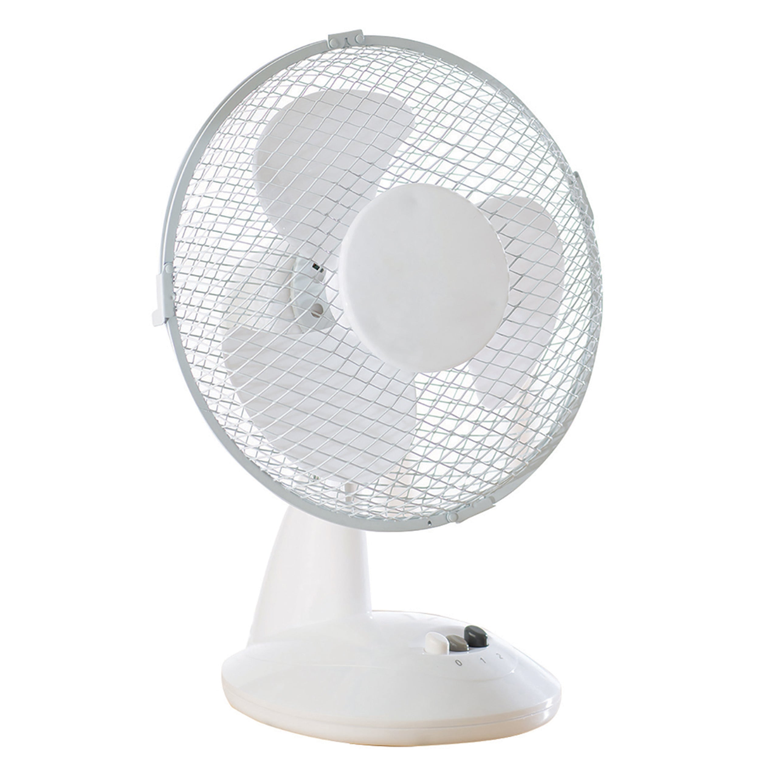 Daewoo 9" White Desktop Fan