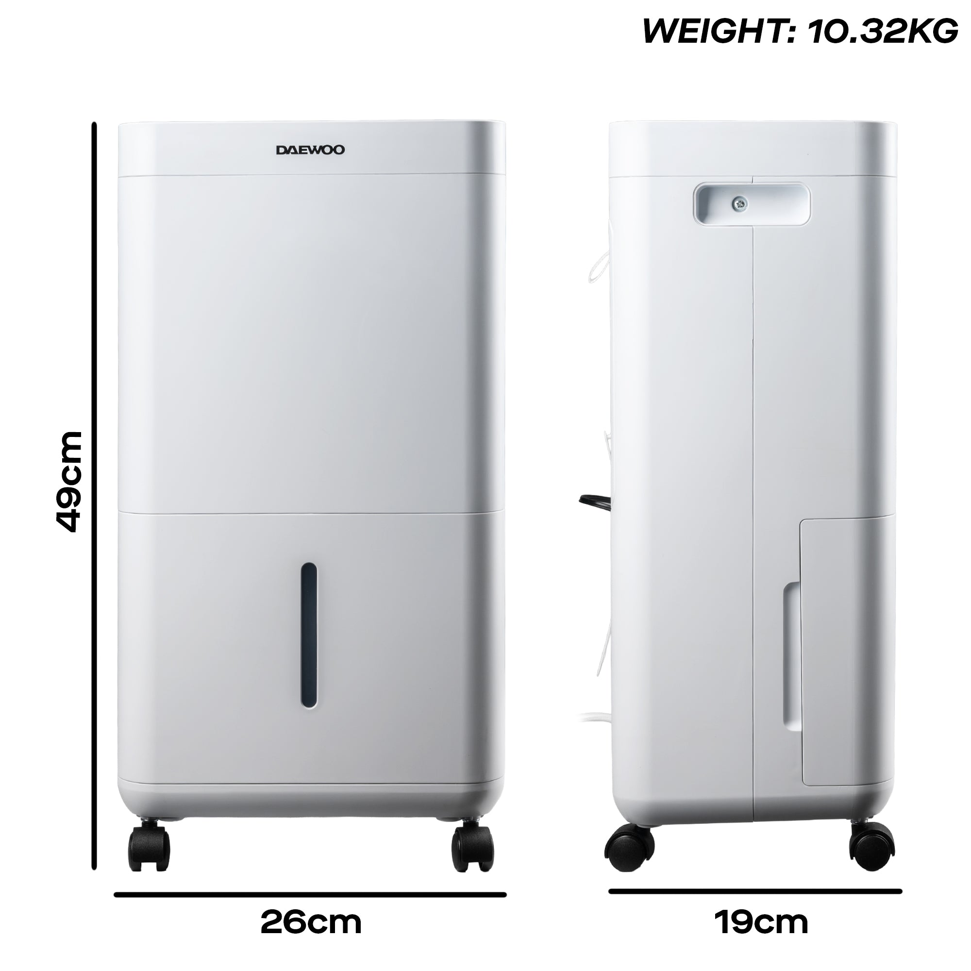 Daewoo 12L Dehumidifier with Air Purifier