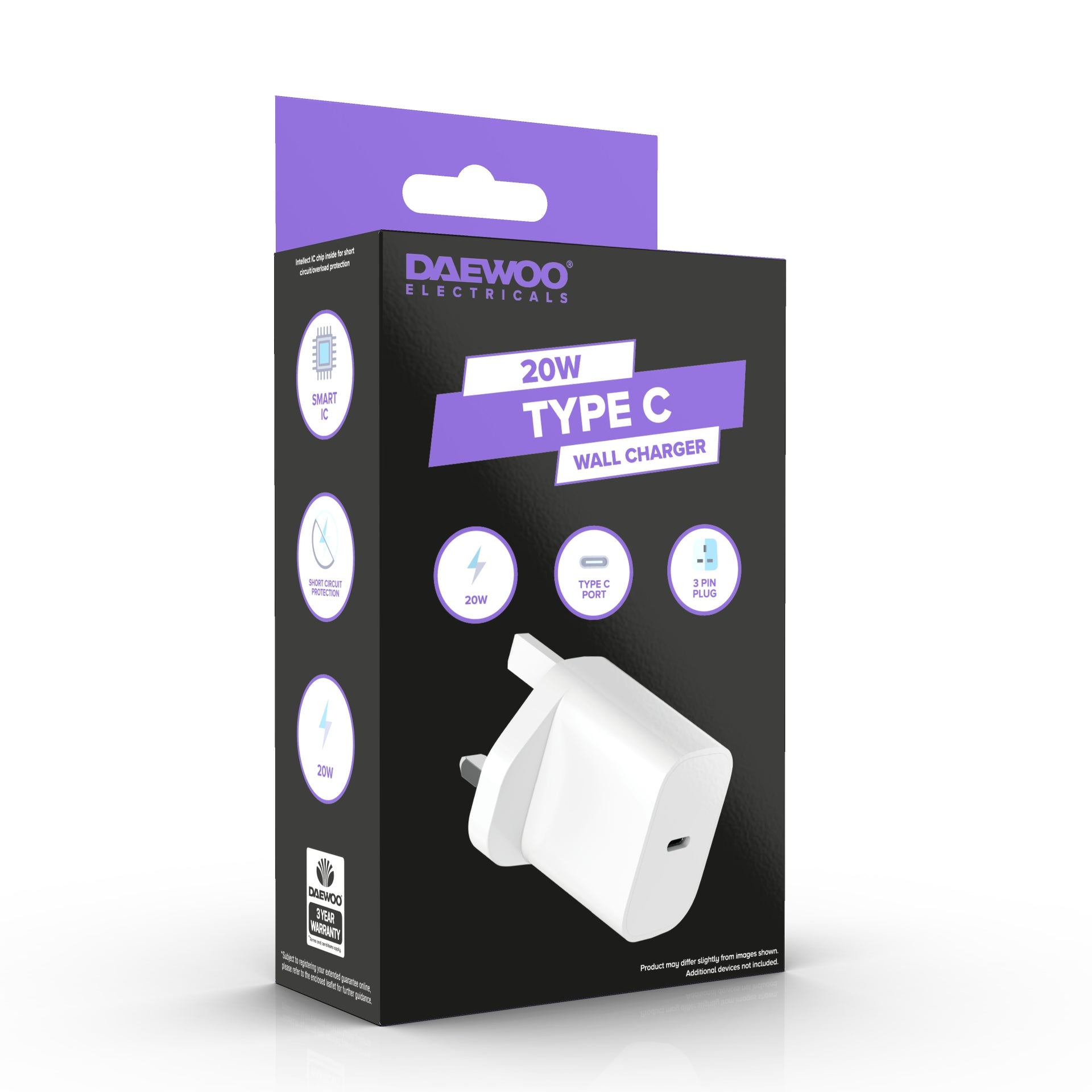 20W USB C Wall Charger Plug Socket Adaptor