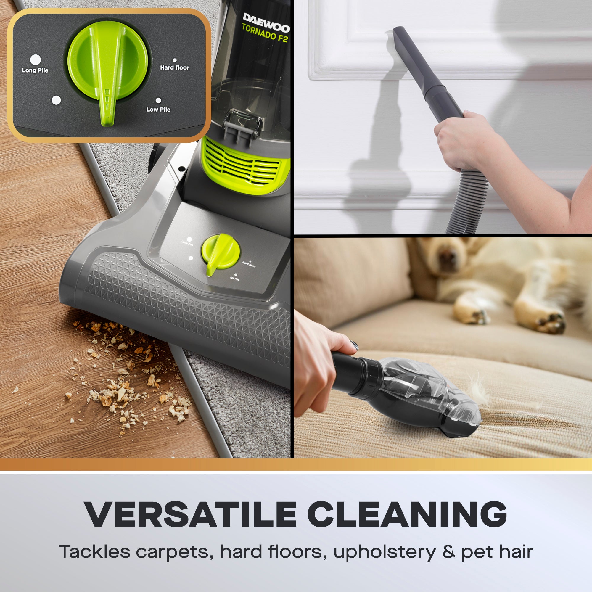 Daewoo Tornado F2 Upright Vacuum Cleaner