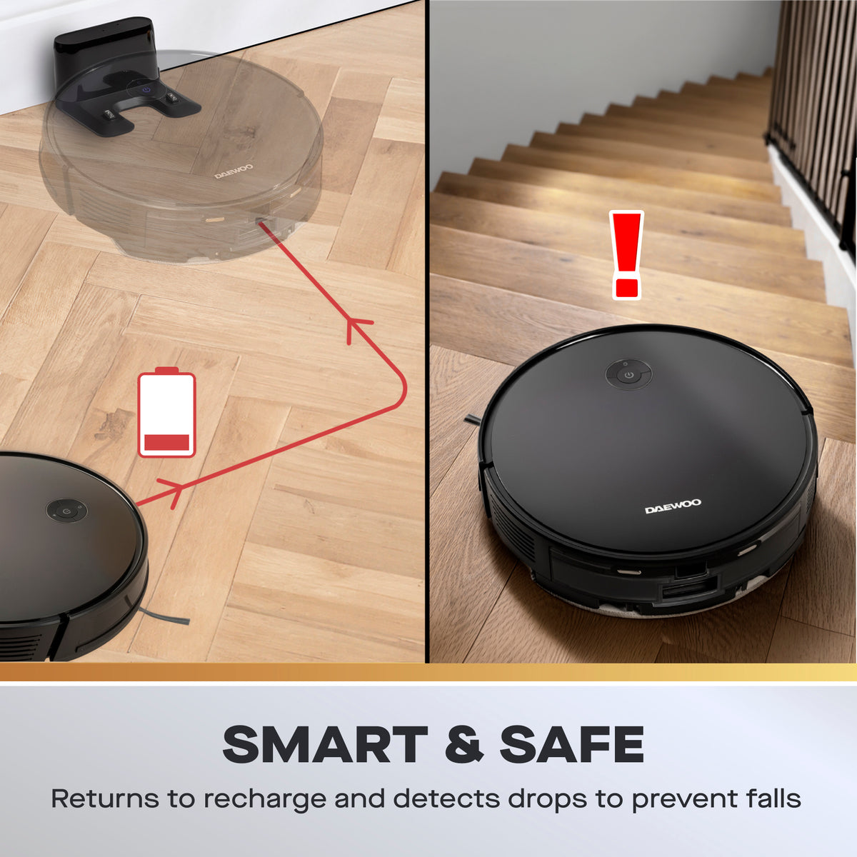 Daewoo Cyclone Freedom SmartNav Robot Vacuum Cleaner & Mop