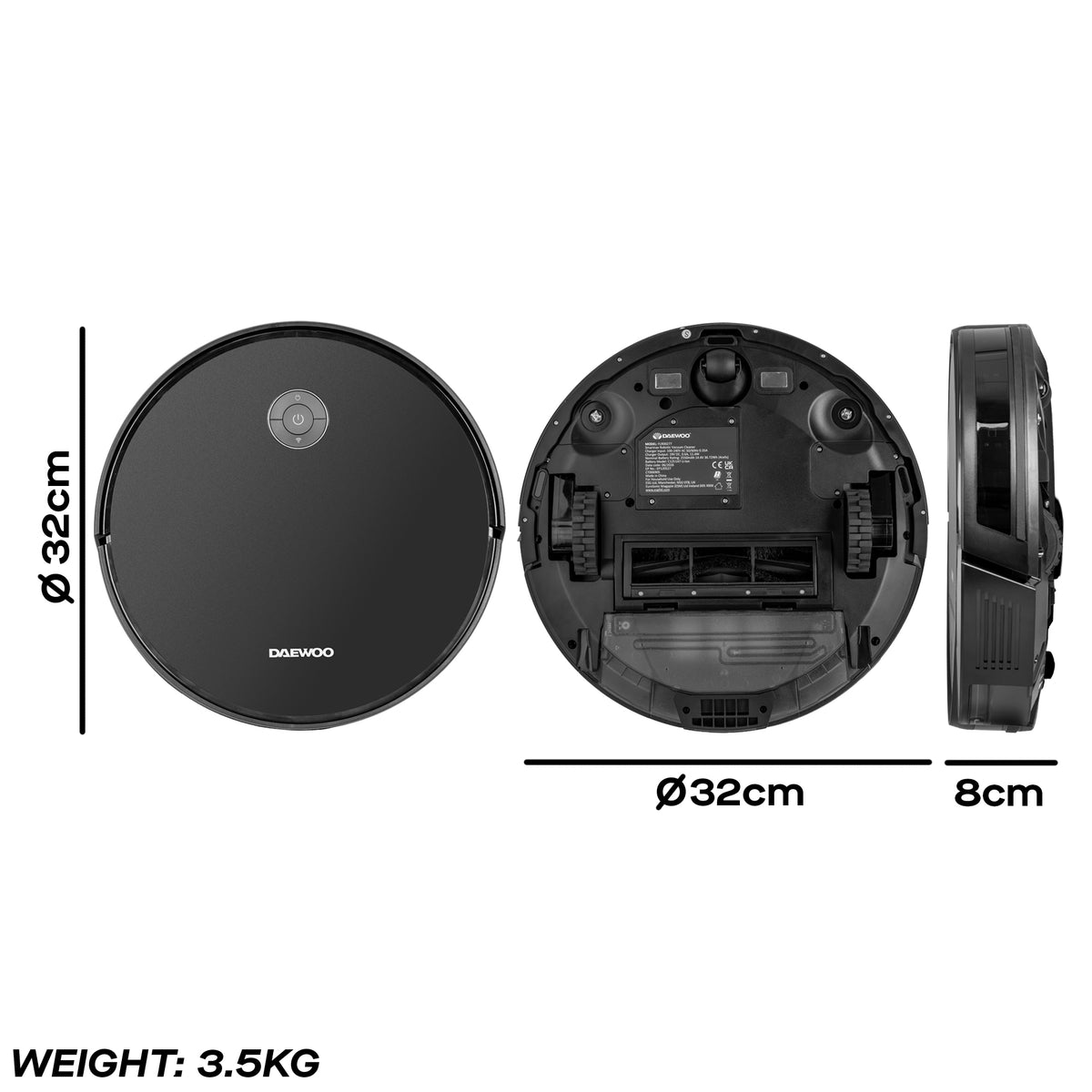 Daewoo Cyclone Freedom SmartNav Robot Vacuum Cleaner & Mop