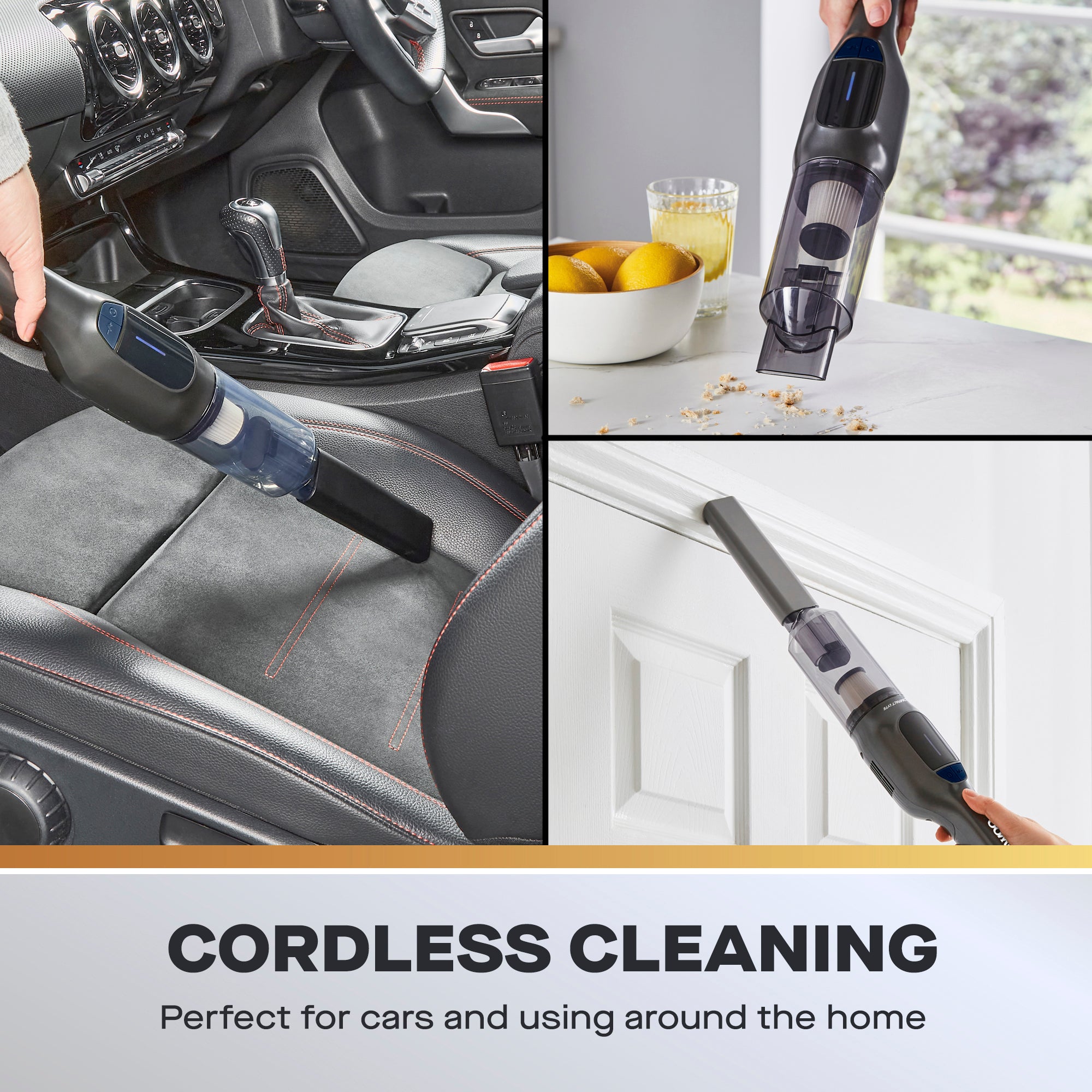 Daewoo 7.4V Compact-Lyte Cordless Handheld Vacuum Cleaner