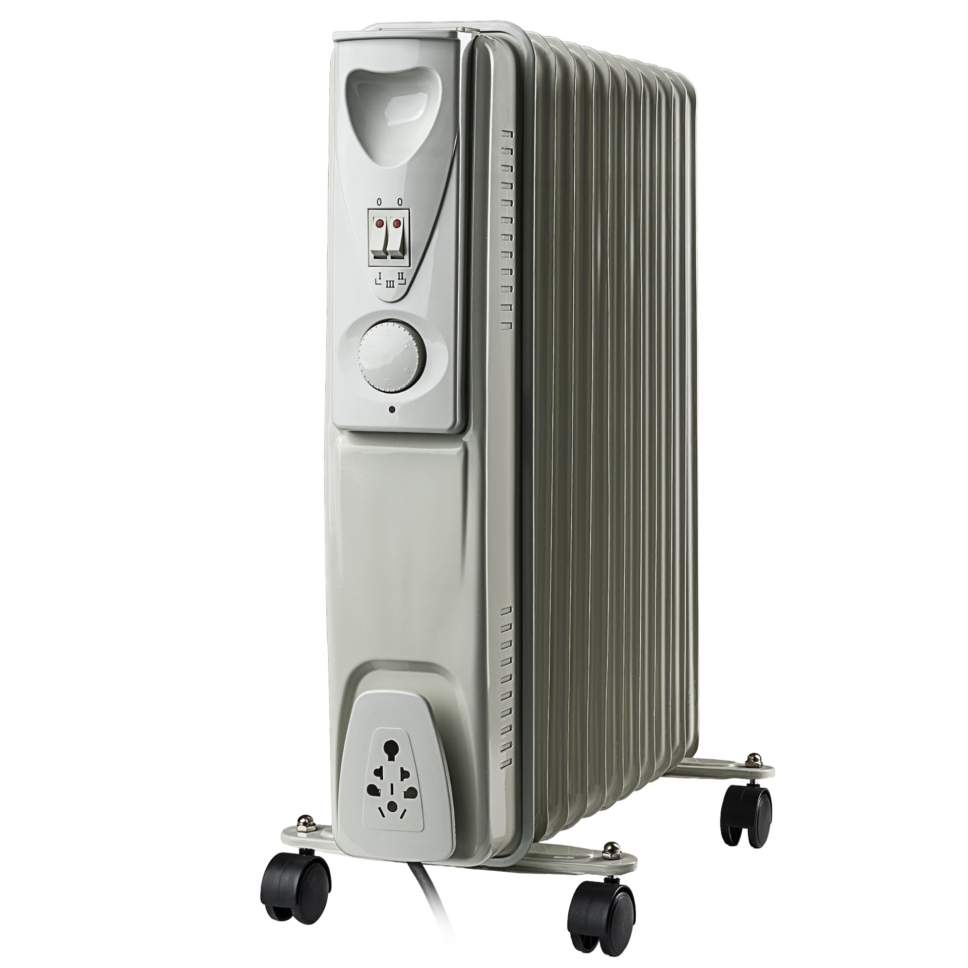 2500W Oil Filled Radiator Thermostat Control