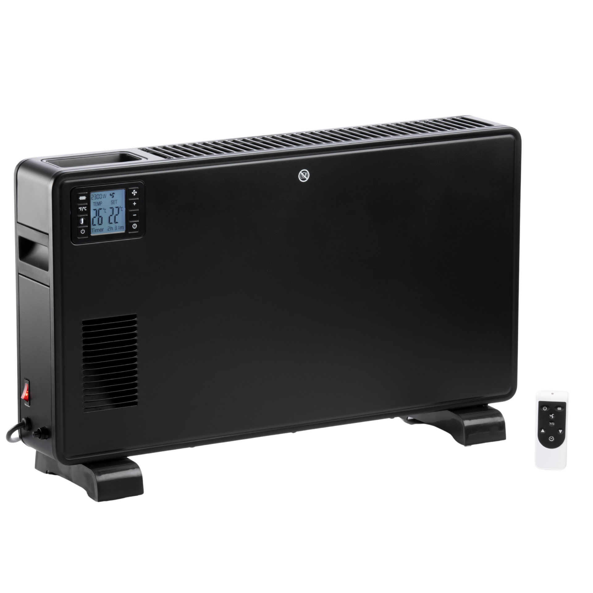 Daewoo 2300W Black Convector Heater with Remote | Daewoo Electricals