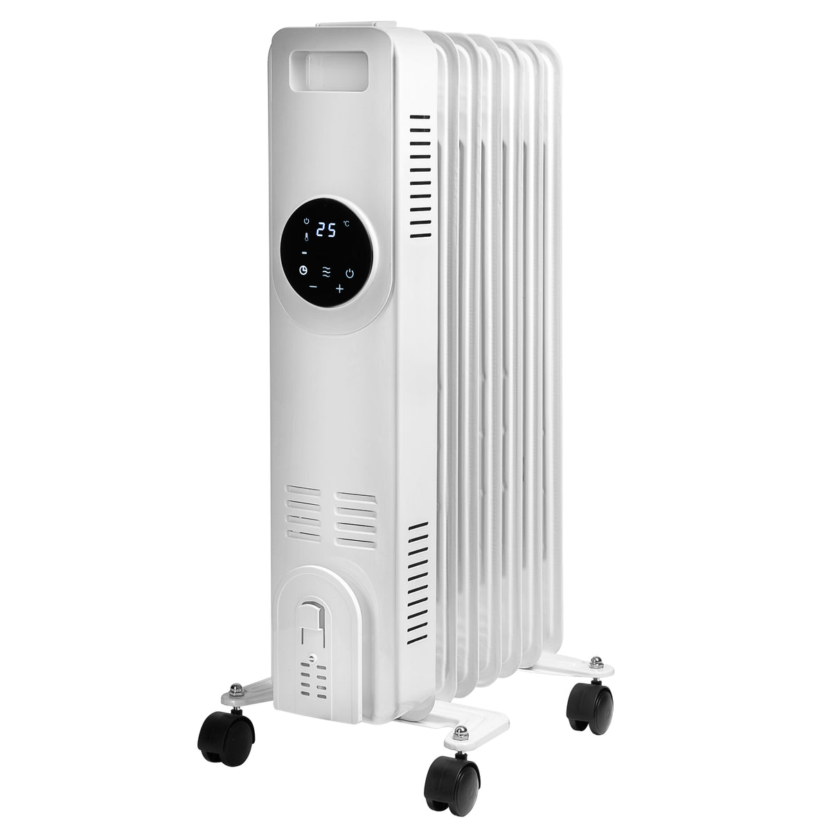 1500W Oil Filled Radiator LED Display & Remote Control