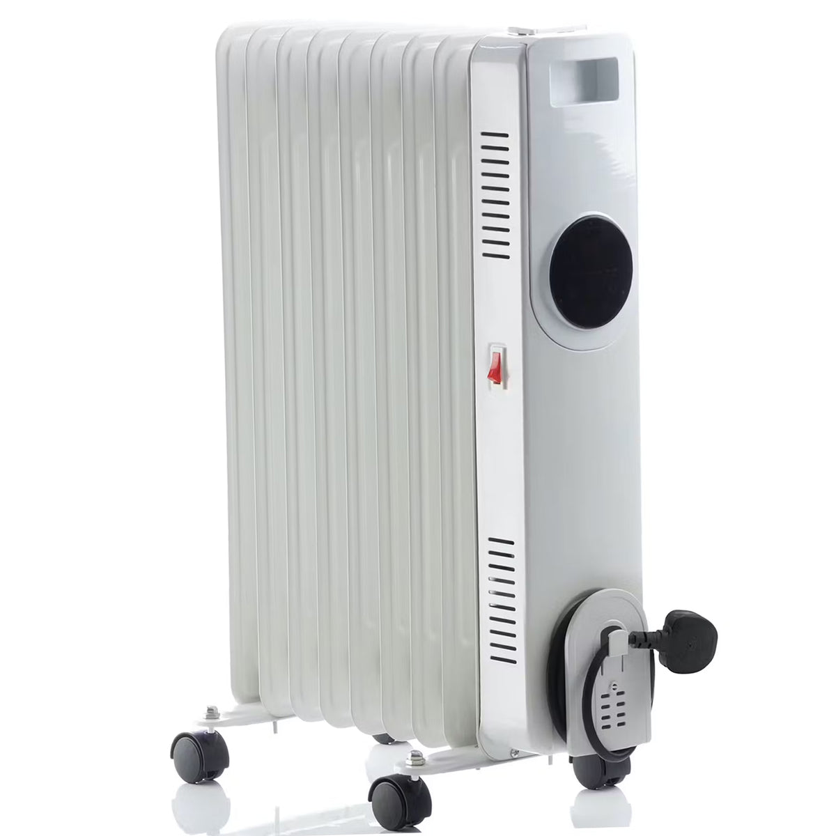 2000W Oil Filled Radiator LED Display & Remote Control