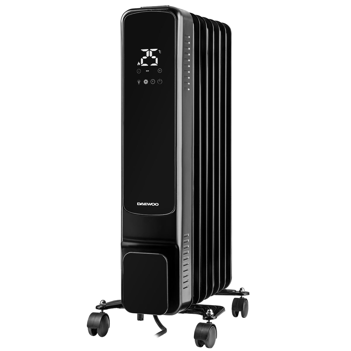 1500W Oil Filled Heater LED Display & Remote Control