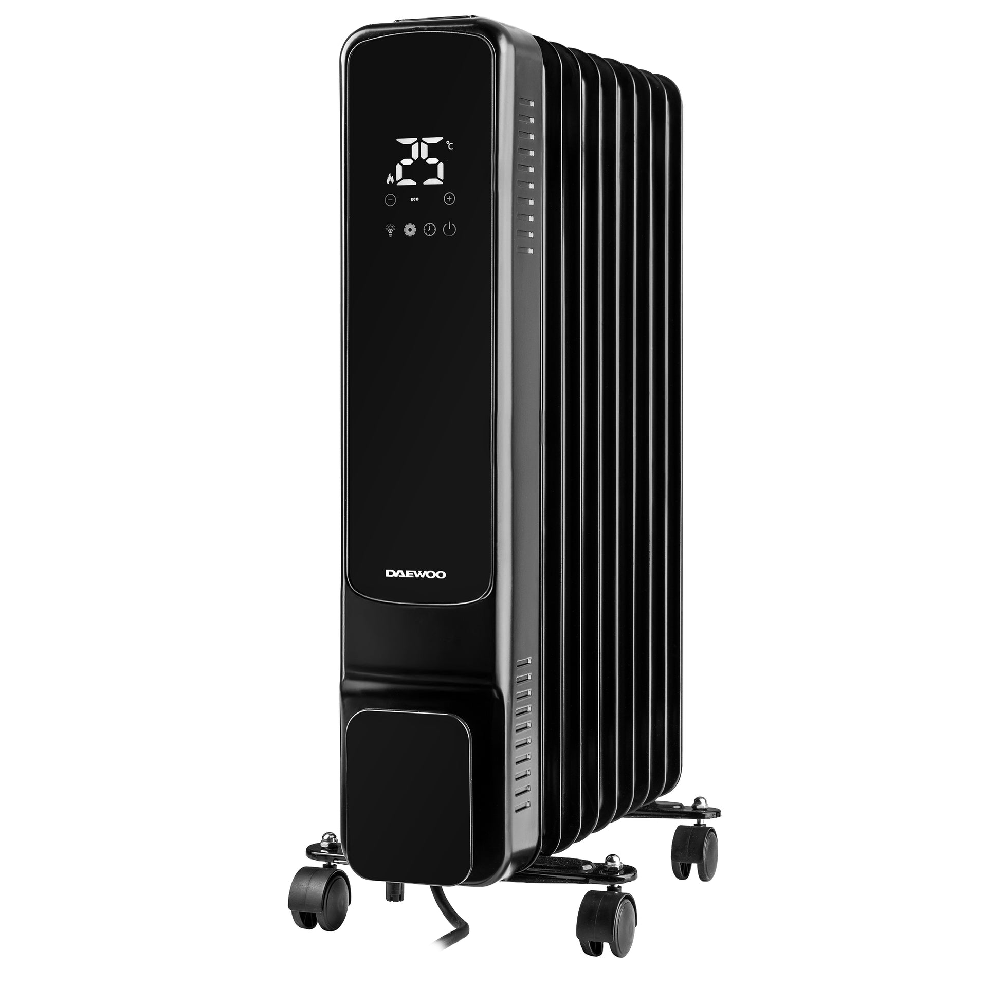 2000W Oil Filled Heater LED Display & Remote Control