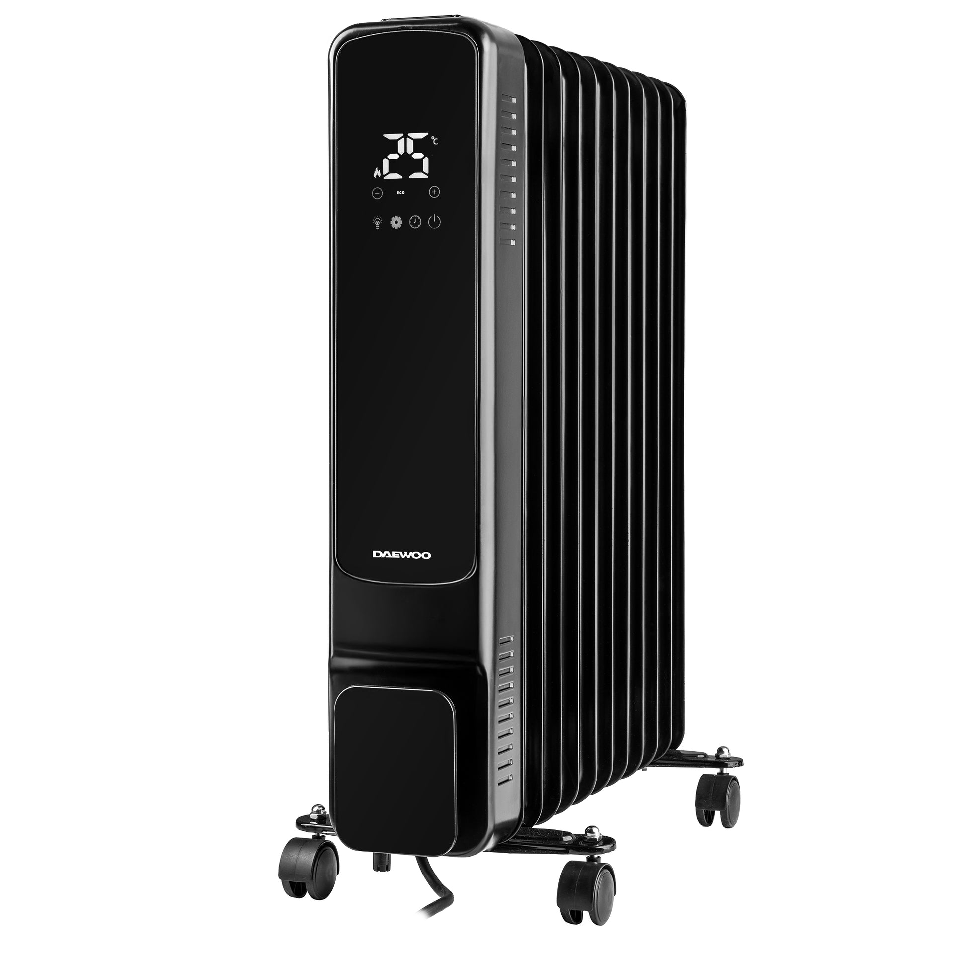 2500W Oil Filled Heater LED Display & Remote Control