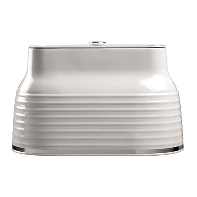 Daewoo Grey Sienna Steel Bread Bin
