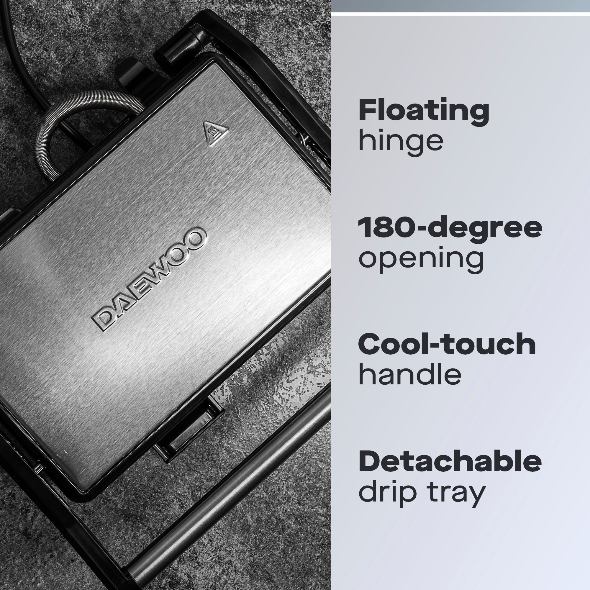 Daewoo Panini Press Sandwich Maker & Grill