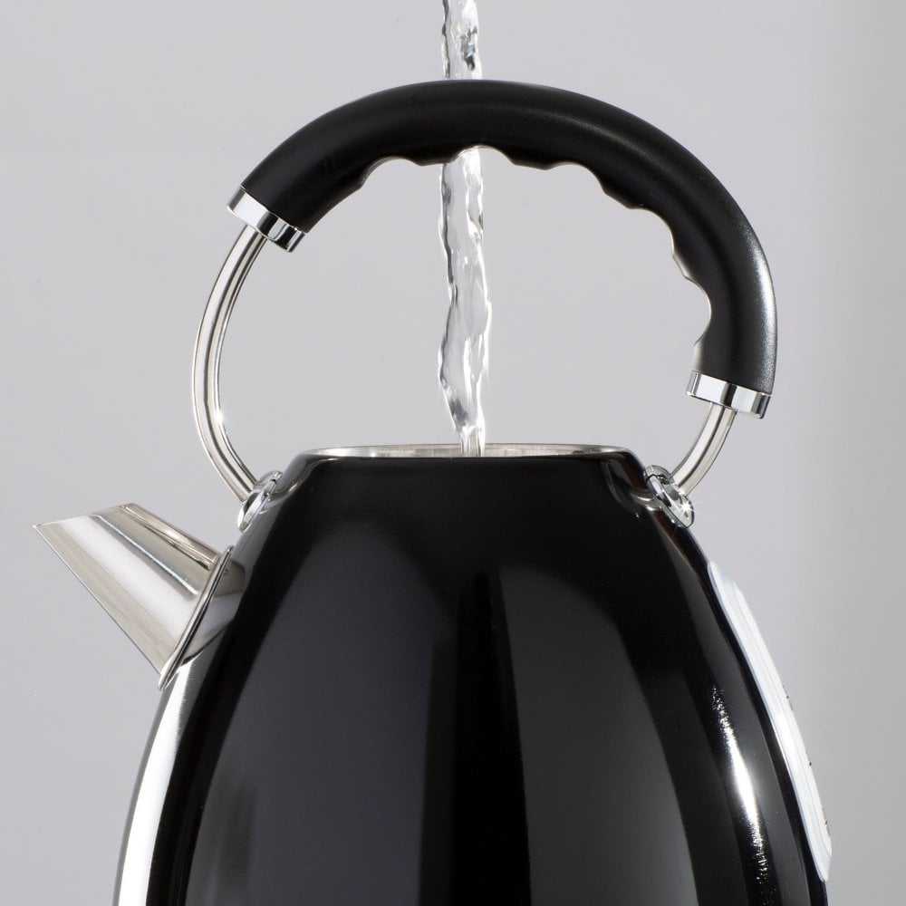 Daewoo Black Kensington 1.7L Pyramid Kettle