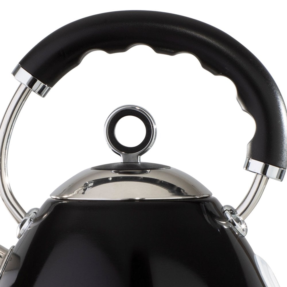 Daewoo Black Kensington 1.7L Pyramid Kettle