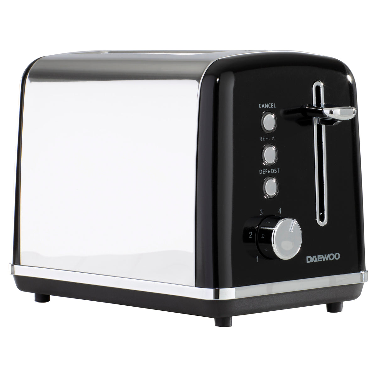 Daewoo Black Kensington 2 Slice Toaster