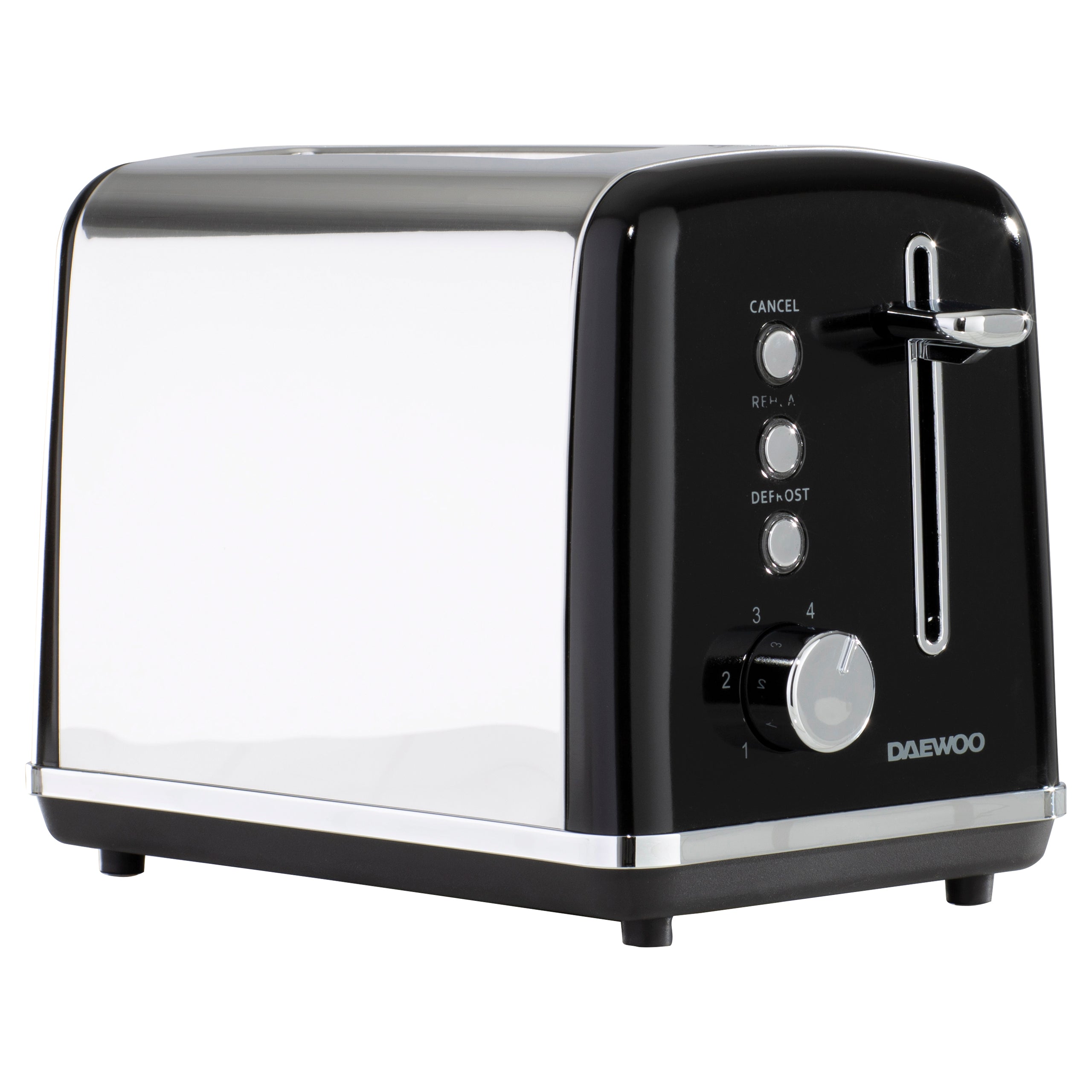 Daewoo Black Kensington 2 Slice Toaster