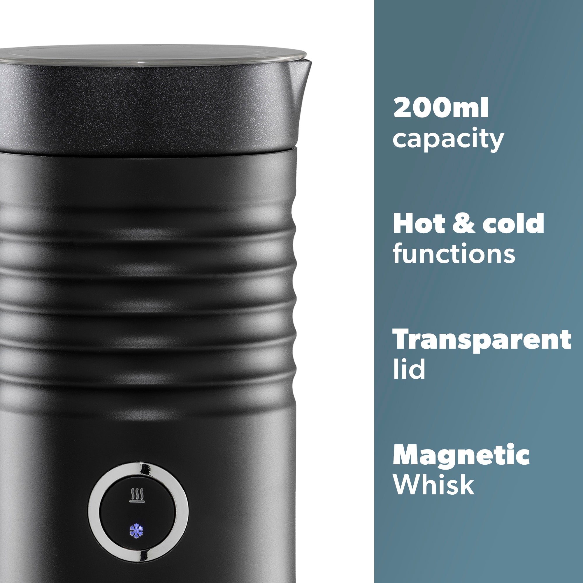 Daewoo 200ml Electric Milk Frother Warmer