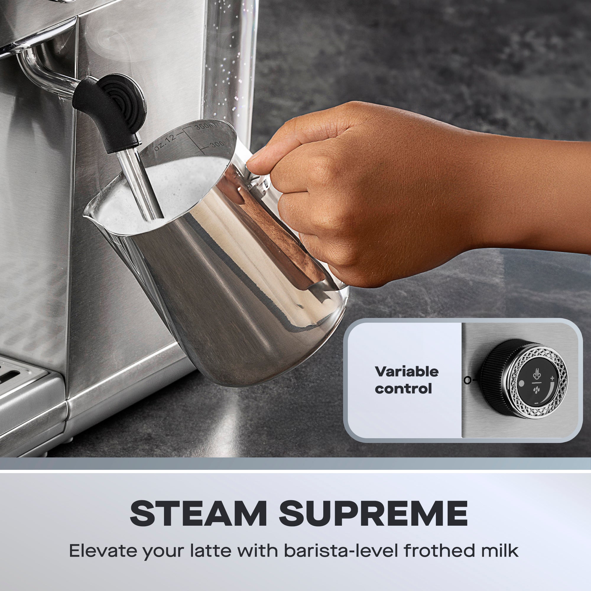 Daewoo 20 Bar Digital Compact Espresso Coffee Maker