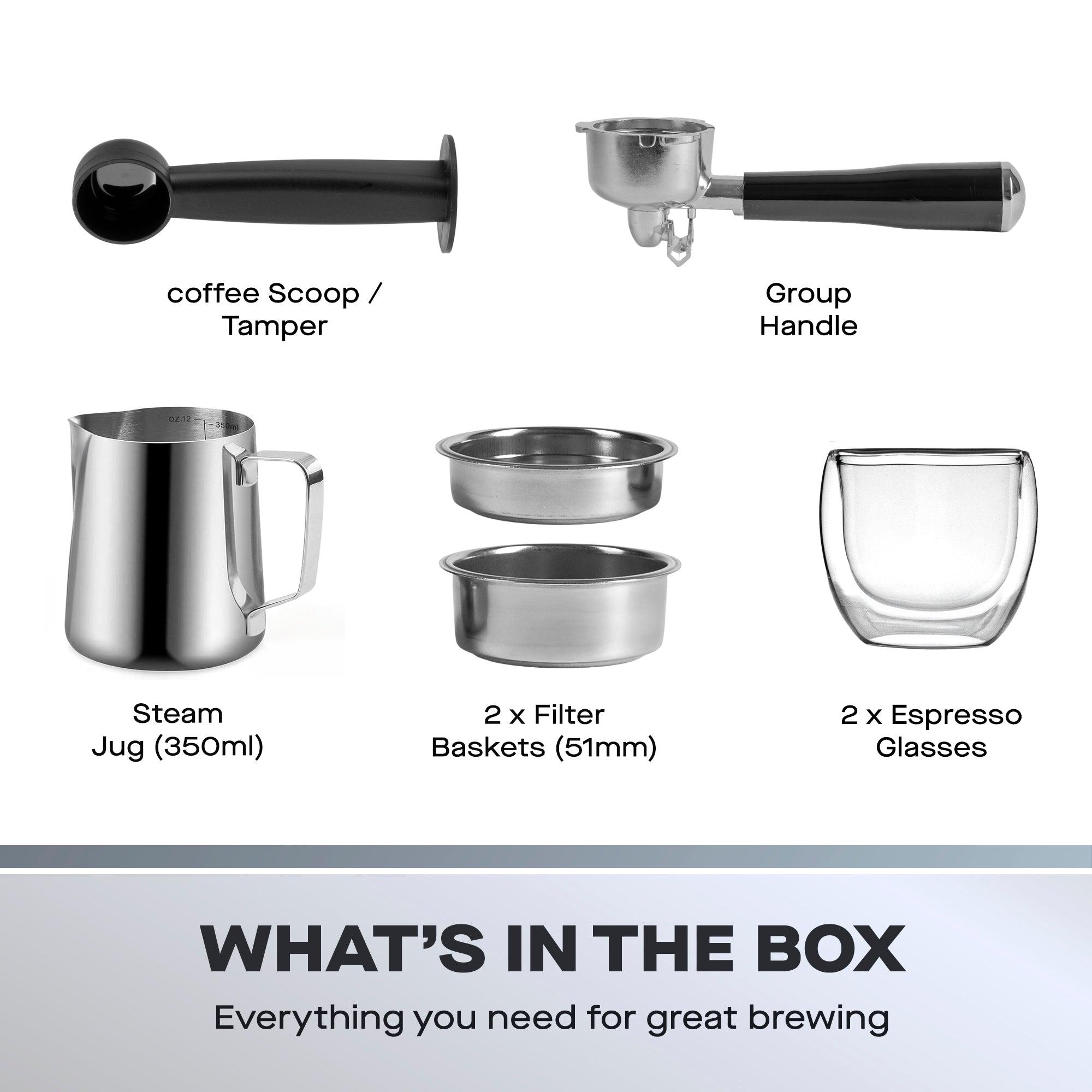 Daewoo 20 Bar Digital Compact Espresso Coffee Maker