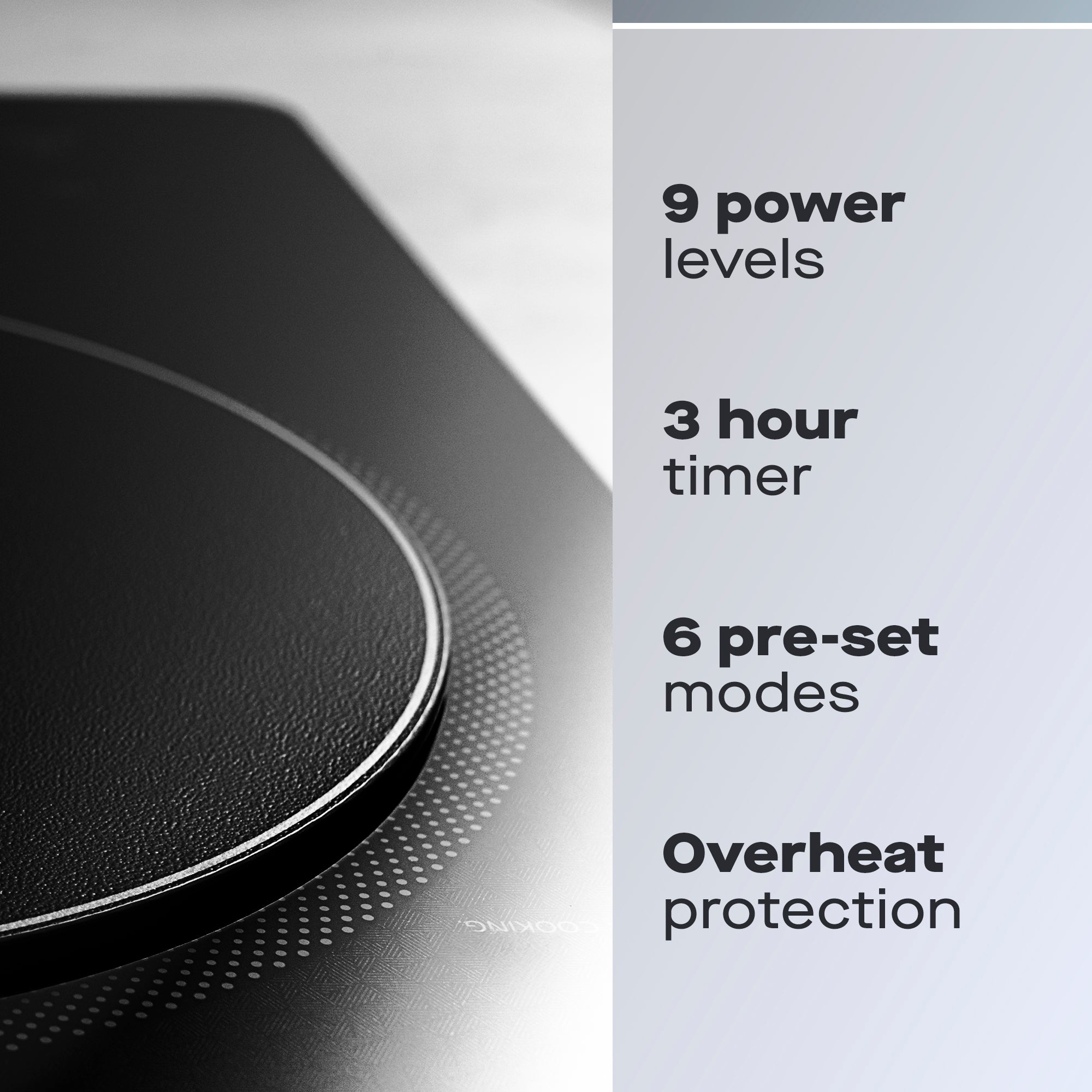 Daewoo 2200W Single Induction Hob