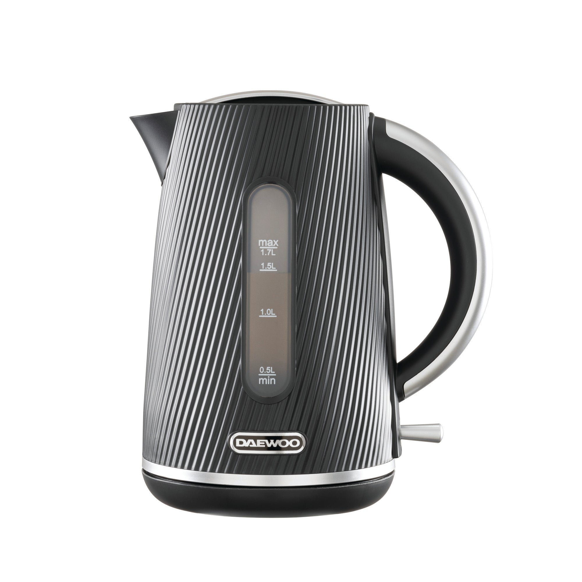 Daewoo Black Cascade 1.7L Jug Kettle