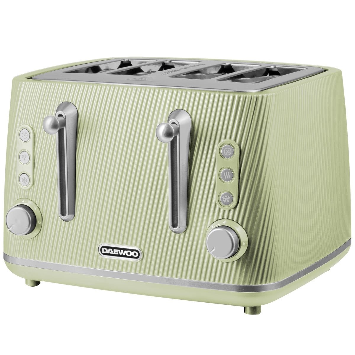 Sage Green Cascade 4 Slice Toaster