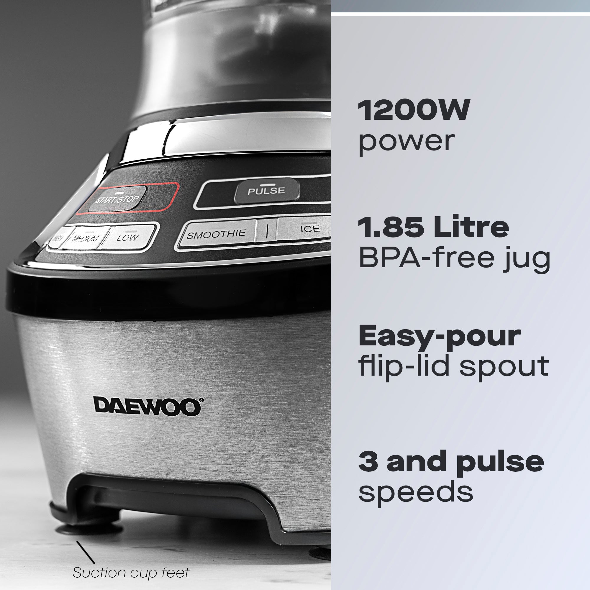 Daewoo 1200W 1.85L Samurai Powerblend Pro Blender