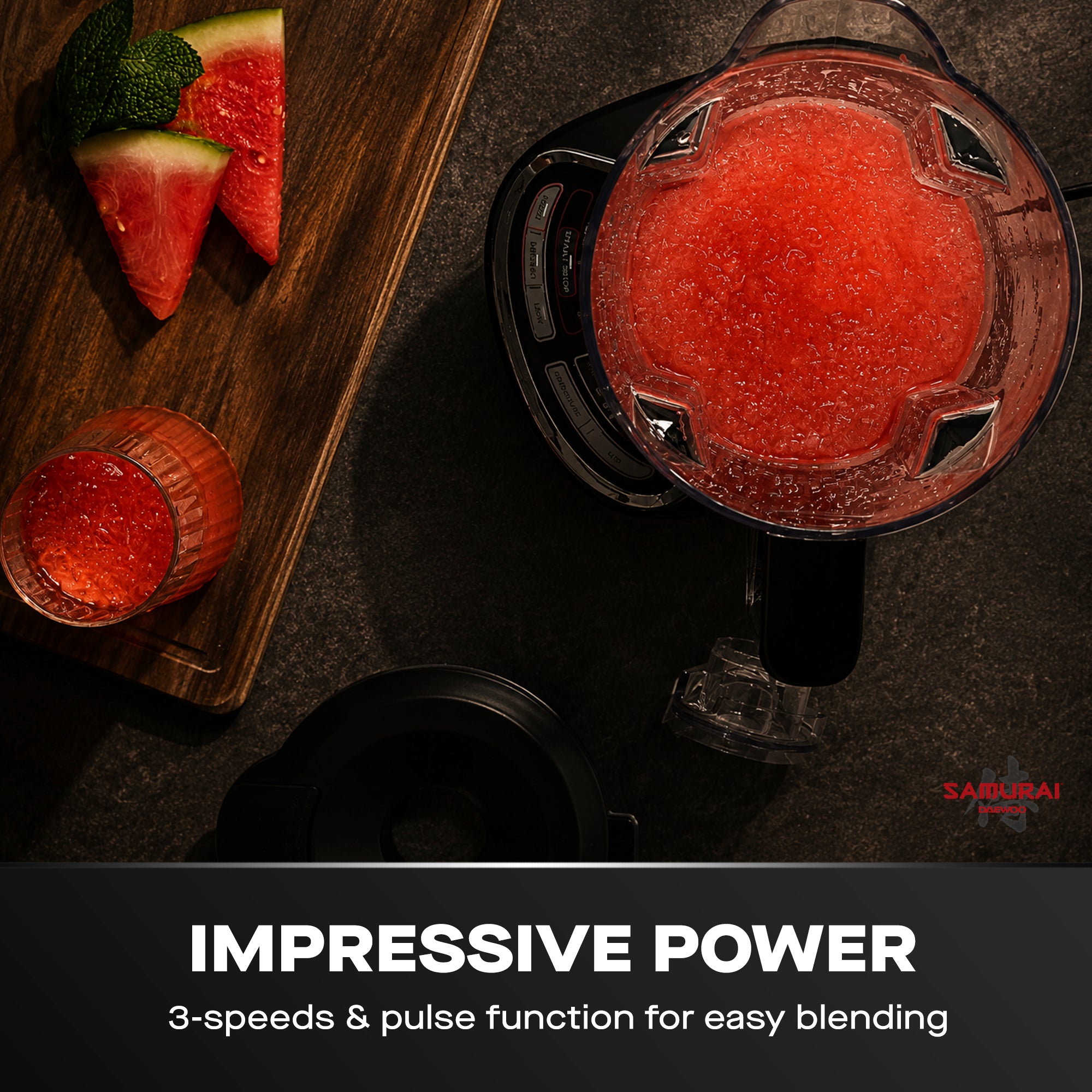 Daewoo 1200W 1.85L Samurai Powerblend Pro Blender | Daewoo Electricals