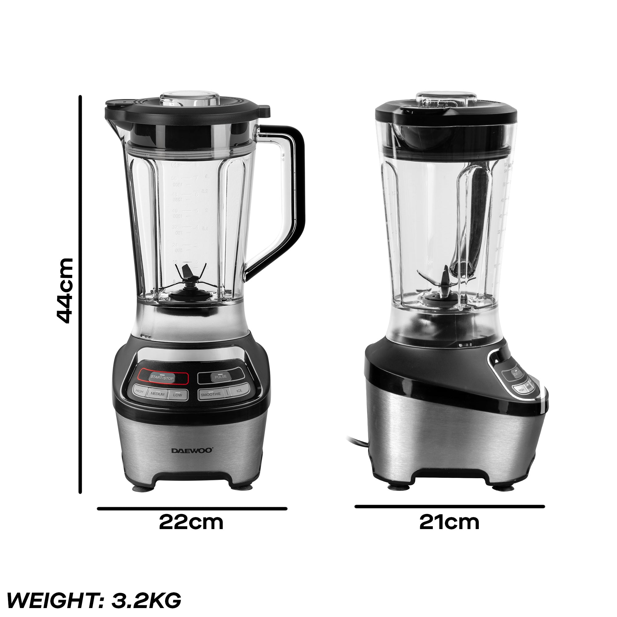 Daewoo 1200W 1.85L Samurai Powerblend Pro Blender | Daewoo Electricals