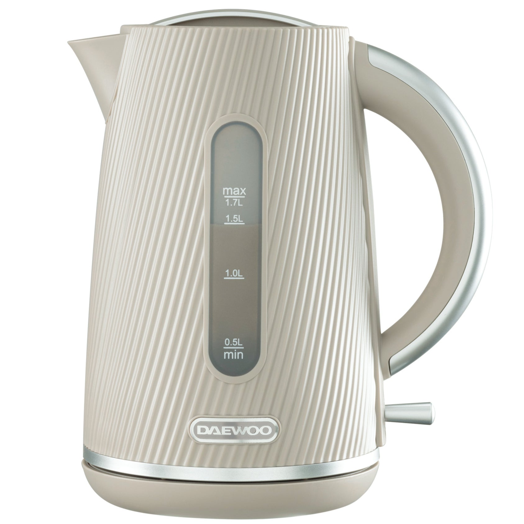 Daewoo Taupe Cascade 1.7L Jug Kettle