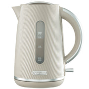 Daewoo Taupe Cascade 1.7L Jug Kettle