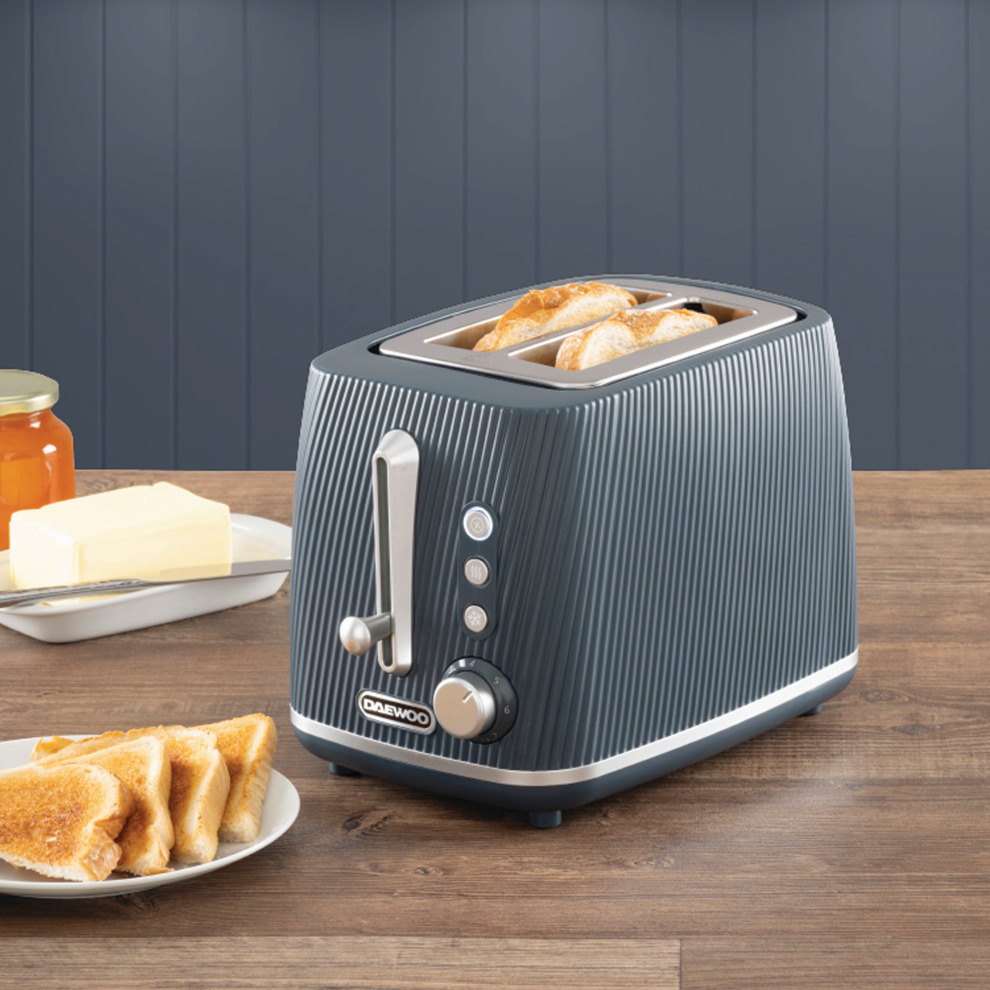 Daewoo Navy Cascade 2 Slice Toaster