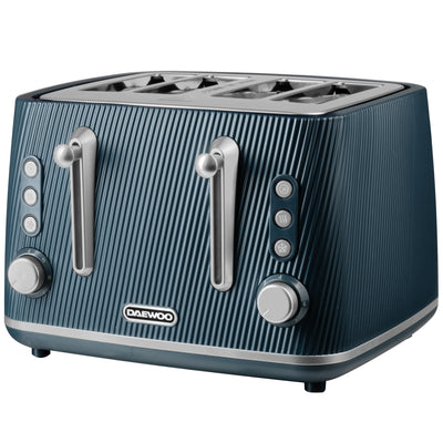 Daewoo Navy Cascade 4 Slice Toaster