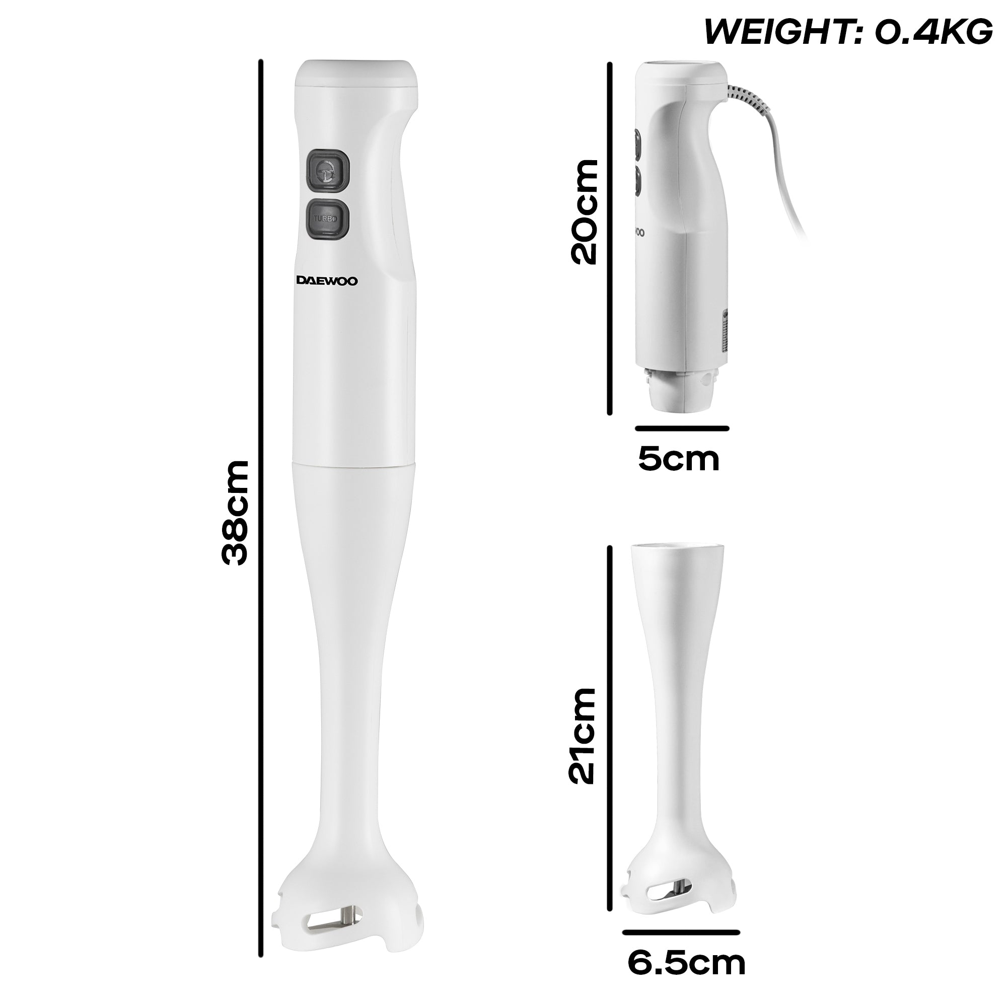 Daewoo Essentials 350W Hand Blender