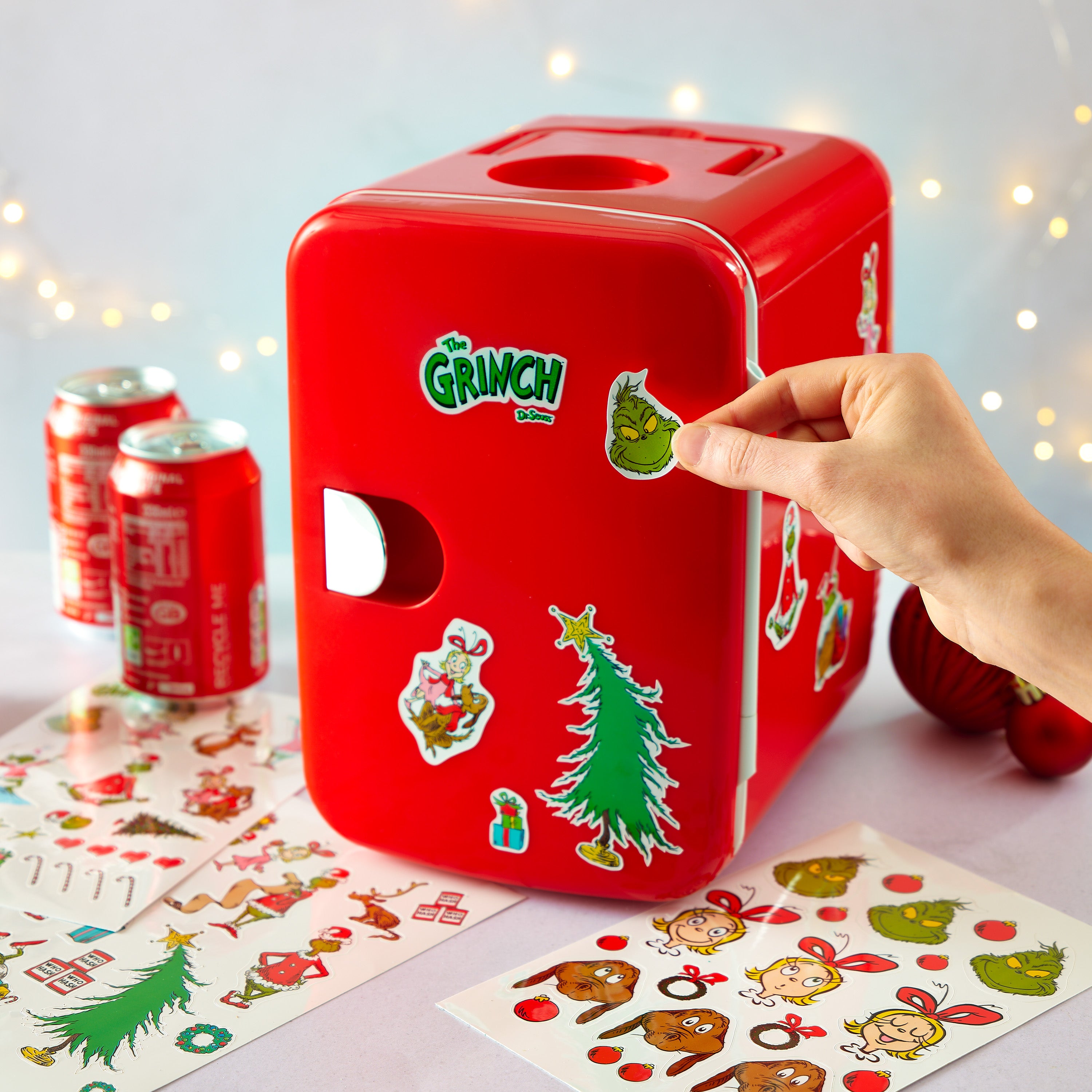 The Grinch™ 4L Mini Fridge, Red