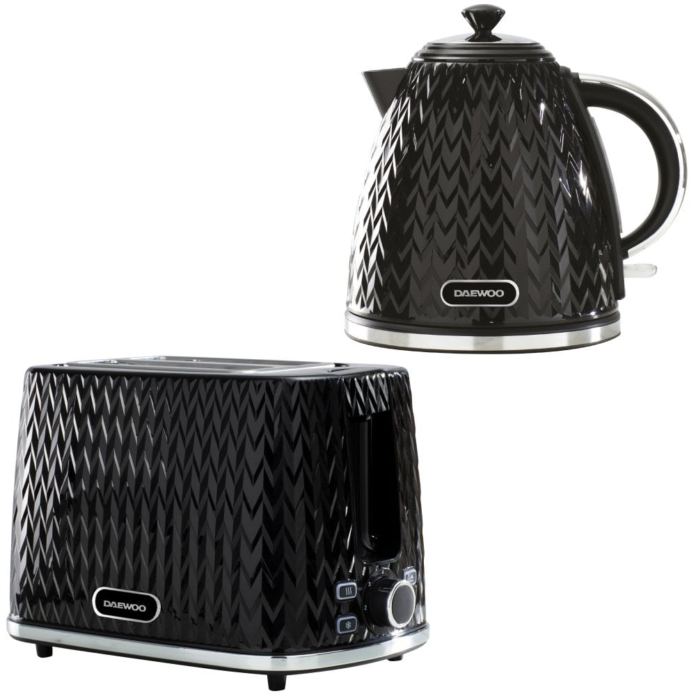 Argyle Kettle & 2 Slice Toaster Set