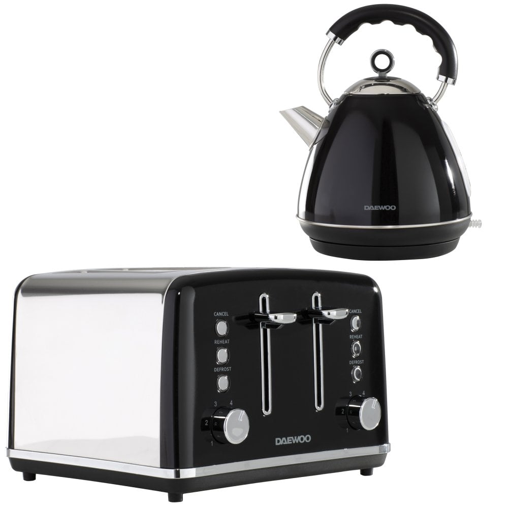 Kensington Pyramid Kettle & 4 Slice Toaster Set