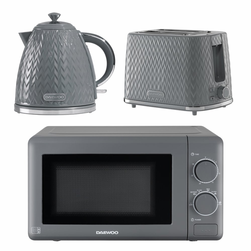 Argyle Kettle 2 Slice Toaster & Microwave Set