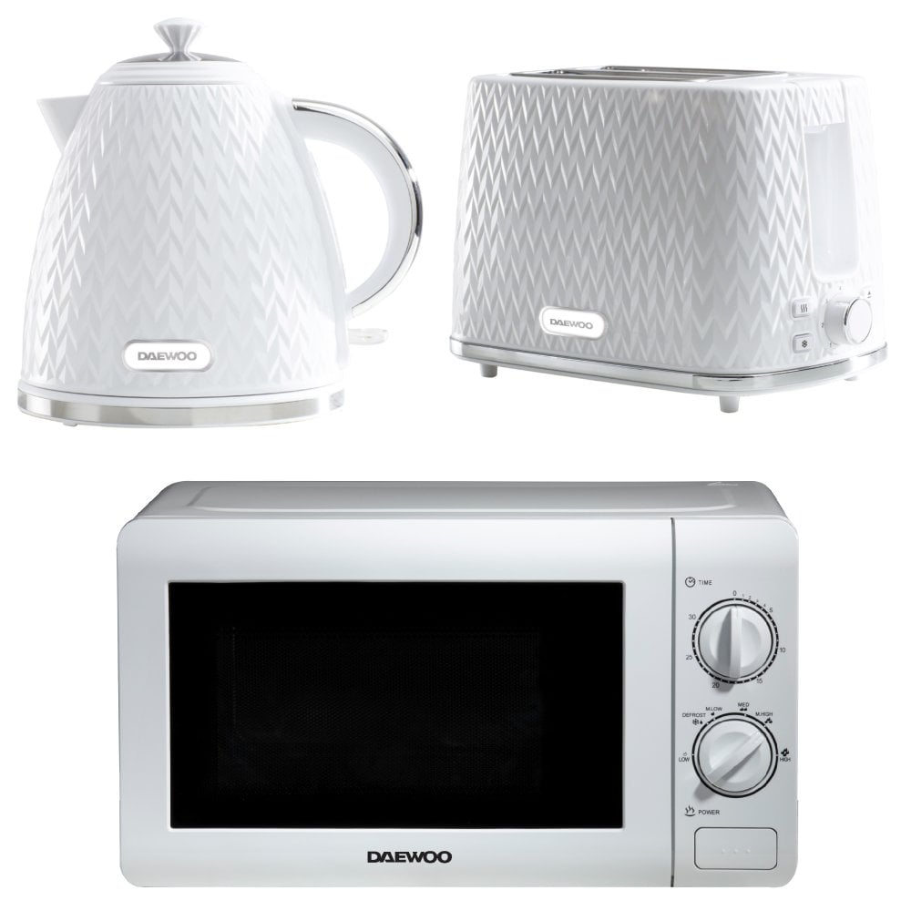 Argyle Kettle 2 Slice Toaster & Microwave Set