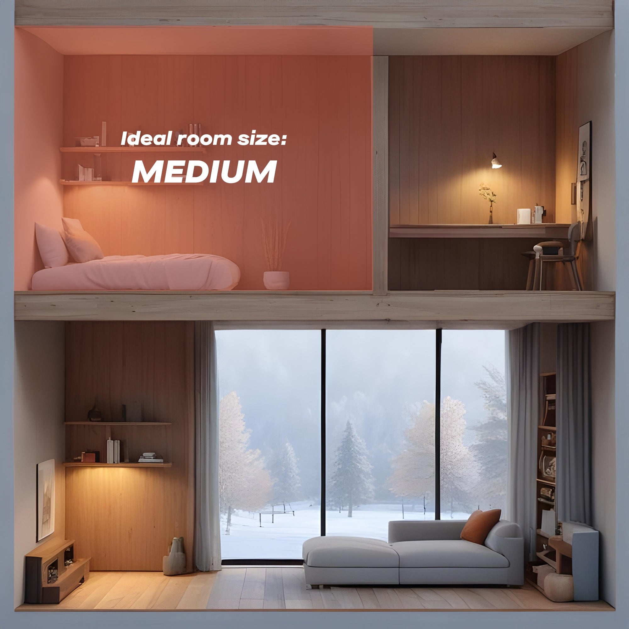 Daewoo 2000W Convector Heater with 3 Heat Settings & Timer