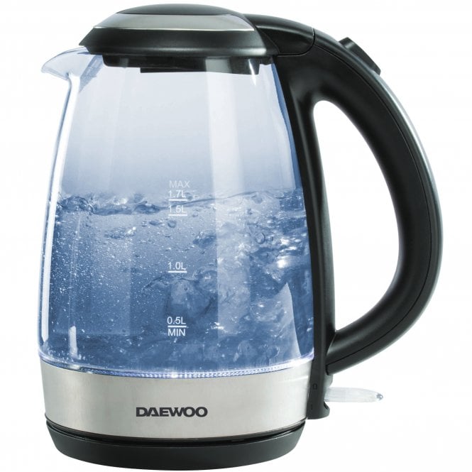 Daewoo Daewoo 1.7L Glass Kettle with LED