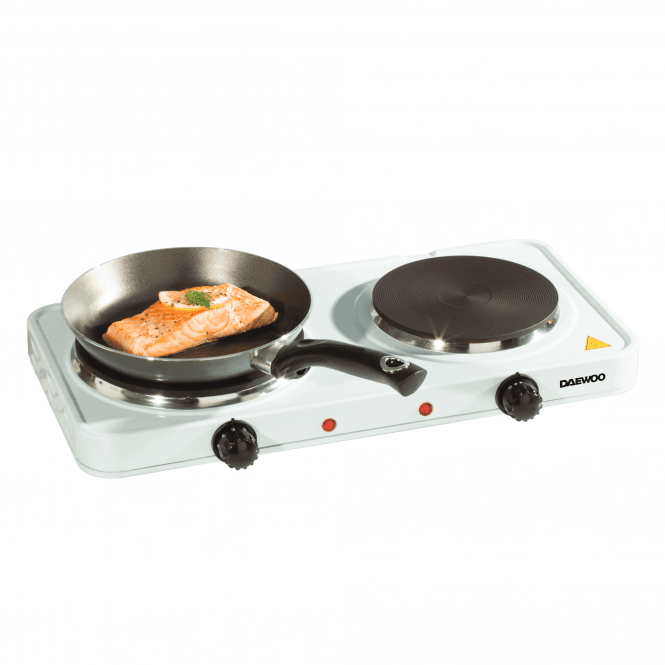 Daewoo Daewoo Essentials 2500W Cast Iron Double Hotplate