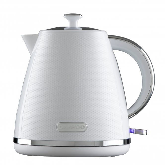 Daewoo Daewoo White Stirling 1.7L Pyramid Kettle